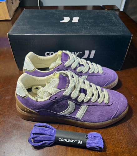 Coolway duck purple suede lace - purple,